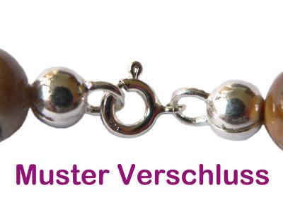 Achat grün Edelsteinkette Halskette Collier Silberelemente Größenwahl